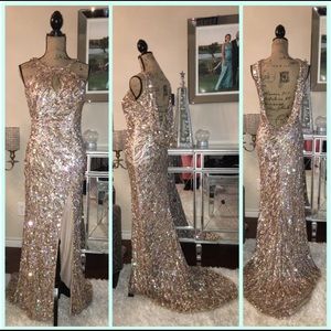 TERRY COSTA GOLD GOWN